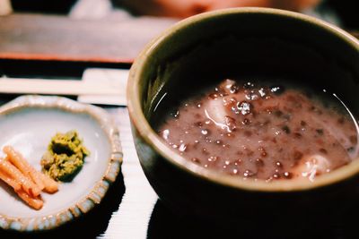 Close-up of food in bowl