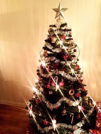 Christmas tree at home