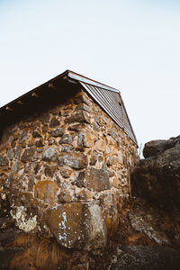 View of built structure against clear sky