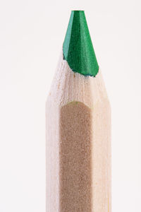 Close-up of banana against white background