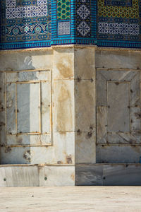 Full frame shot of old building