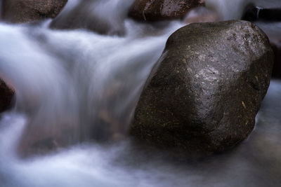 Close-up of water in rock