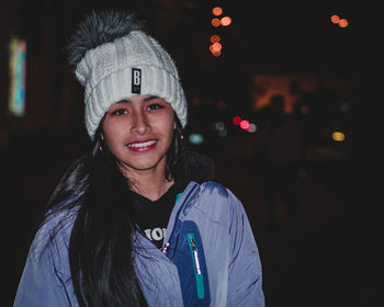 Portrait of a smiling young woman