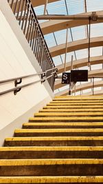 Low angle view of staircase of building