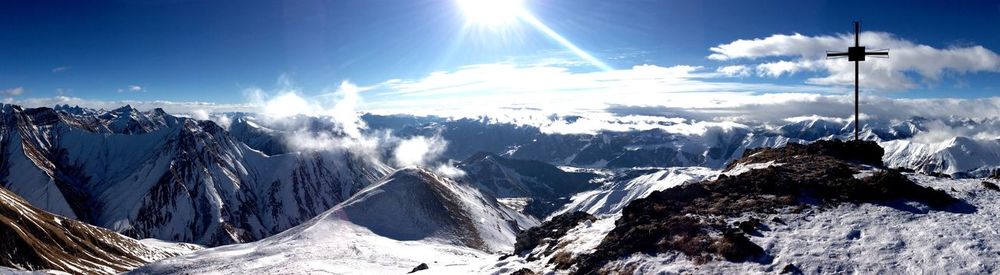 Snow covered landscape