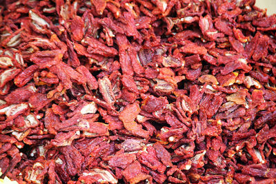Full frame shot of red berries