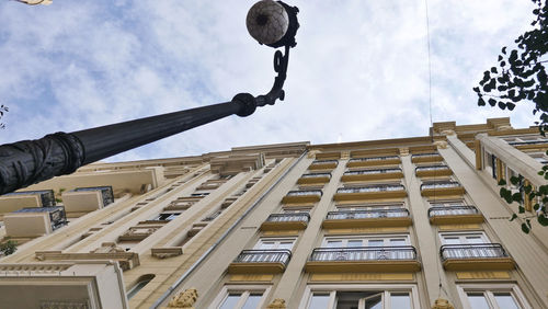 Low angle view of building against sky