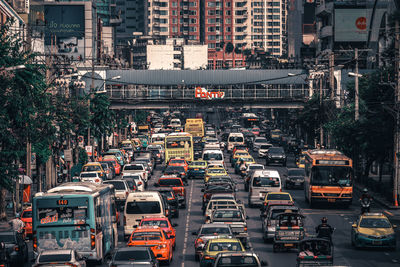 Traffic on city street