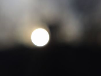 Low angle view of moon