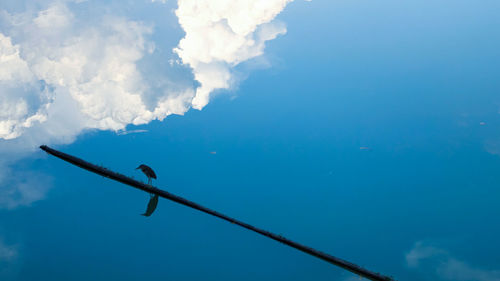 Low angle view of cloudy sky