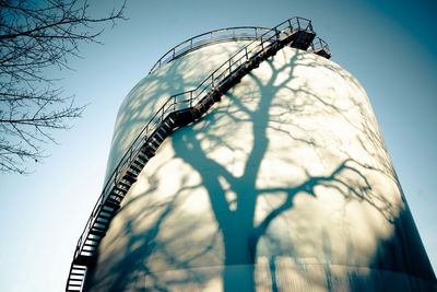 Low angle view of building against sky