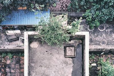 Low angle view of old building