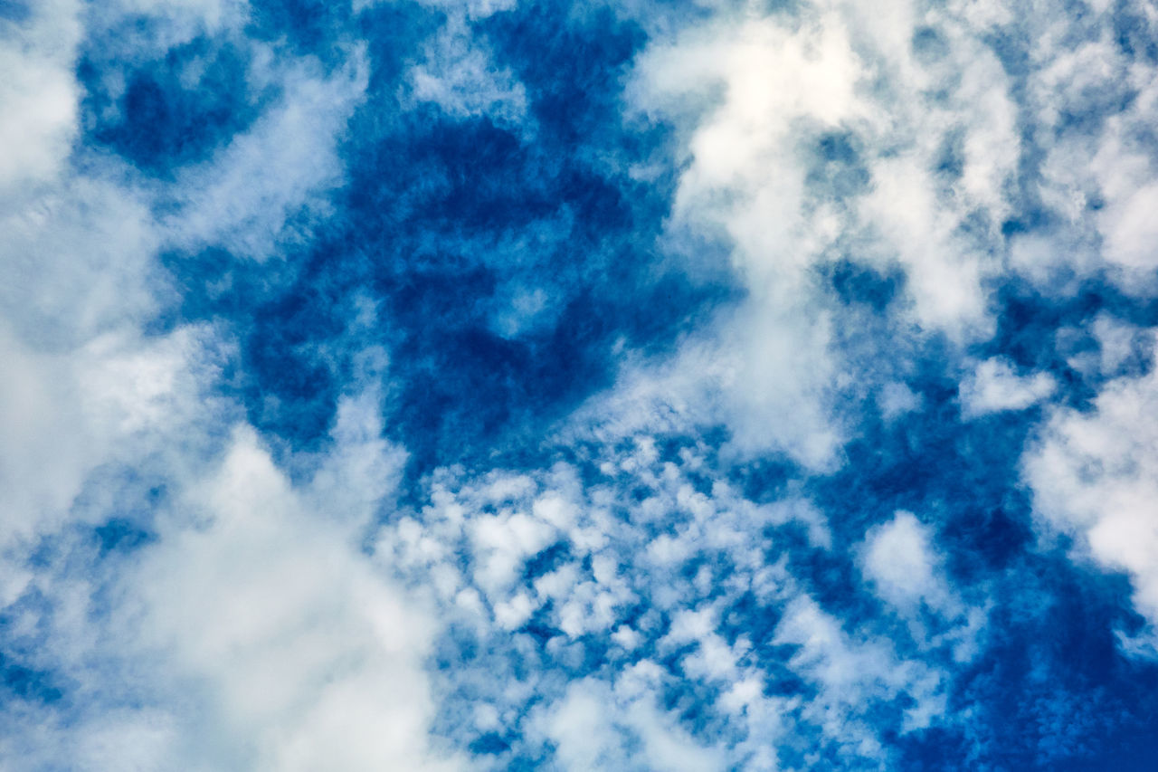LOW ANGLE VIEW OF CLOUDSCAPE