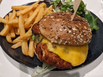 Close-up of food on plate