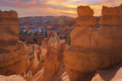 Bryce canyon national park in utah. travel and tourism.