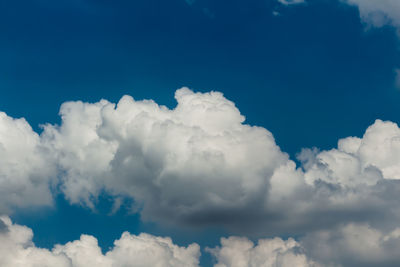 Low angle view of clouds in sky