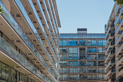Low angle view of modern building