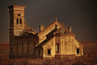 View of old building against sky