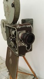 Close-up of camera