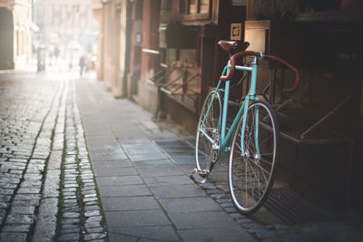 Classy old vintage italian bike 