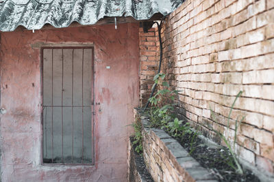 Window of old building