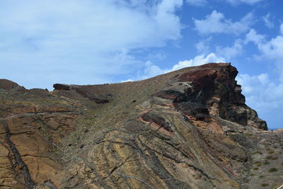 Scenic view of mountain against sky