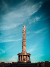 Low angle view of statue