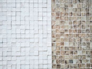 Full frame shot of tiled wall