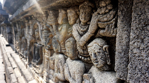 Close-up of buddha statue