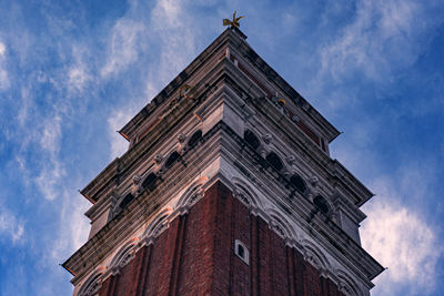 Low angle view of building against sky