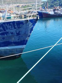 Boats in sea