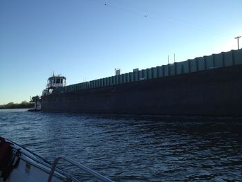 Built structure against clear sky