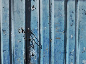 Close-up of wooden door