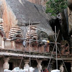 Close-up of old building