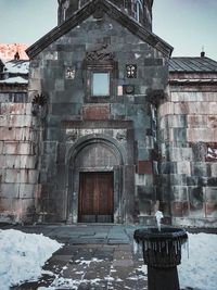 Entrance of historic building