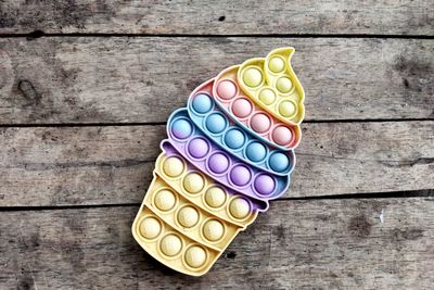 Directly above shot of food on table