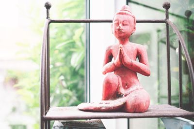 Close-up of statue
