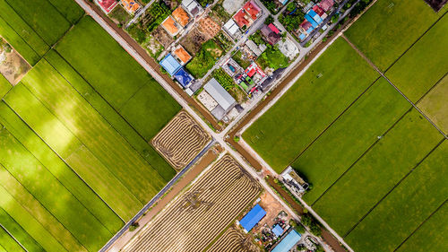 Aerial view of landscape