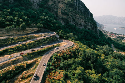High angle view of landscape