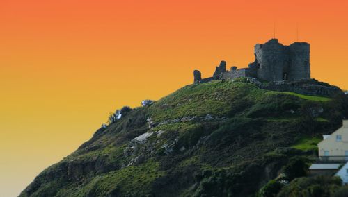 Rocks at sunset