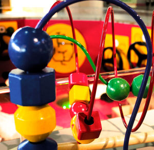 Close-up of colorful balloons