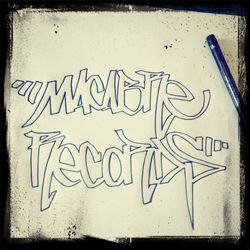 Close-up of text on wall