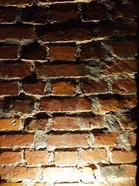 Full frame shot of brick wall