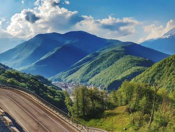 Scenic view of landscape against sky