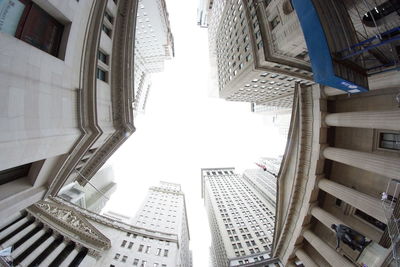 Low angle view of building against clear sky