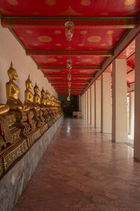 Interior of temple