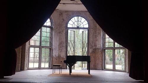 Corridor of abandoned building