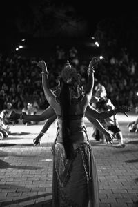 Kecak dance from bali, indonesia