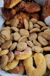 Close-up of christmas cookies