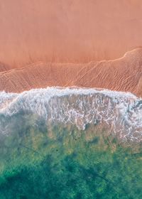 Scenic view of sea waves